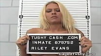 caged tushy cavity search | riley evans