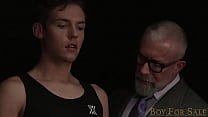 BoyForSale - Dominant daddy turns grandson into whimpering slave