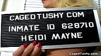 Screenshot Caged Tushy: Ca vity Search | Heidi Mayne eidi Mayne