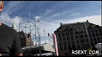 Lewd old dude t akes a journey in amsterdam� in amsterdam's redlight dist