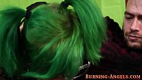 Download video bokep Tattooed emo slut rides 3gp terbaru