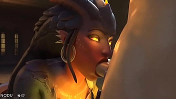 Dragon Symmetra Blowjob