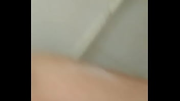 Mom with big tits showering and pussy