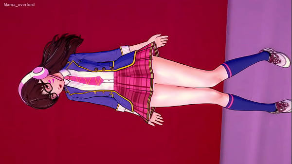 Dva (Overwatch) uniform sex at love hotel