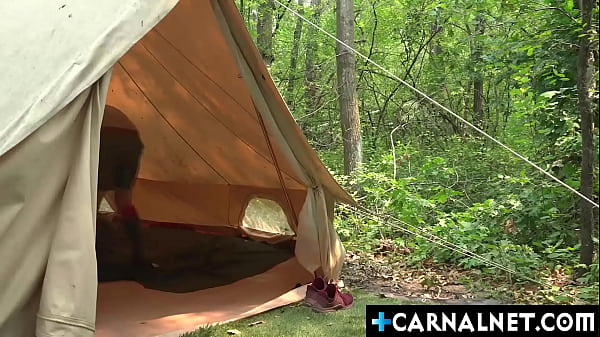 SCout Logan Cross having some alone time inside the tent with his scoutmaster Legrand Wolf
