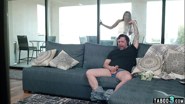 Perverted dude fucking his big boobed teen stepniece Gal Ritchie roughly