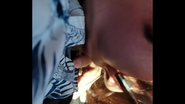 Latina girl giving head in car