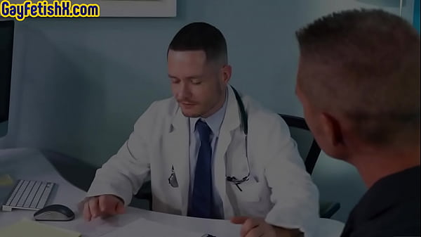 BDSM submissive stud 3some whipped and fucked in office