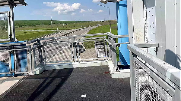Public Roadside Romp: Risky Public Sex on Pedestrian Bridge