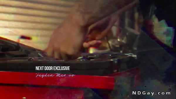 Gays rim and anal fuck at service station