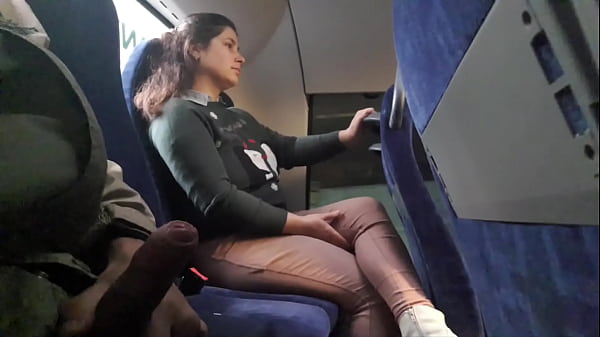 Voyeur seduces Milf to Suck&Jerk his Dick in Bus