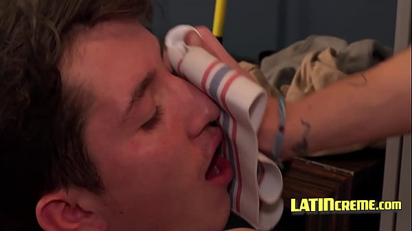 Latin Ball Players Jerk Eachother In Locker Room