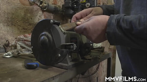 Trashy hoe in nylons gets fucked well