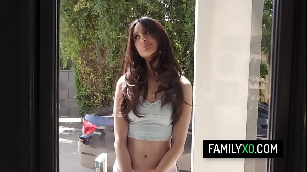 Hot latina stepdaughter Eliza Ibarra craves for her stepdads hard cock