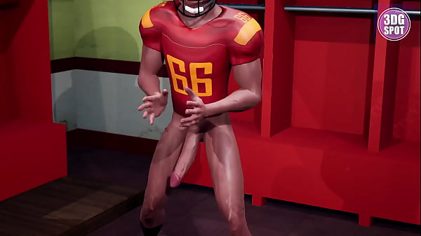 3DGSPOT – Big Titties Teen Gets DP By Two Footbal Players In The Locker Room! 3D CARTOON PORN!