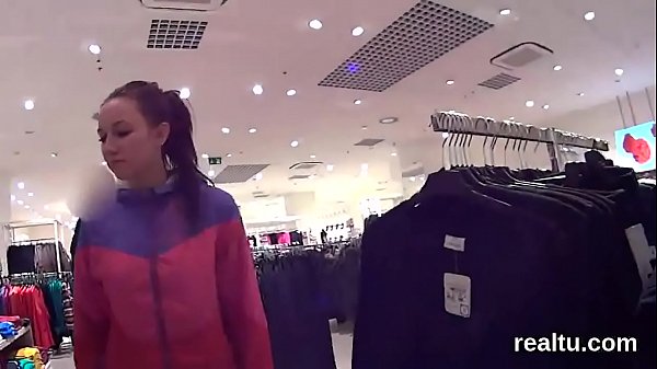 Adorable czech teenie was seduced in the mall and penetrated in pov