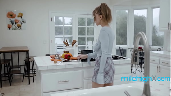 Busty Big Tits Pale Babysitter Tastes YUMMY