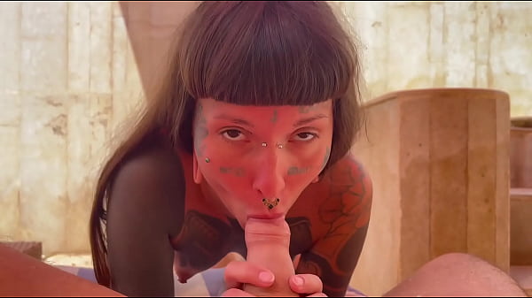 Sunny fuck by the pool with love, kisses, blowjob and rimming