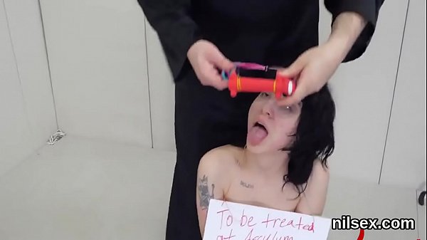 Spicy cutie is brought in anal asylum for harsh treatment