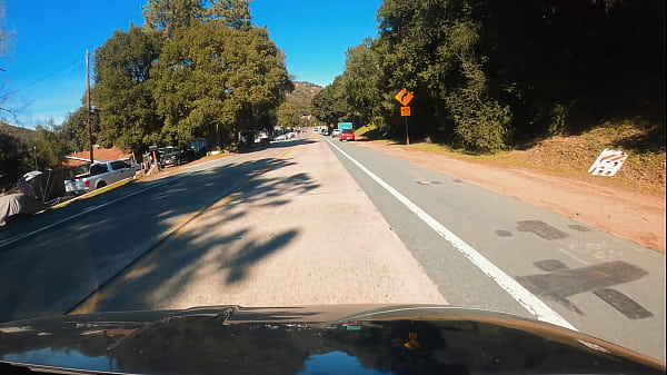 Scarlett Johnson fucks on the road to Julian