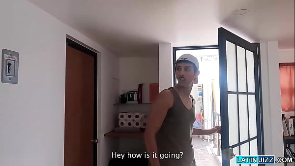 Alfonso Osnaya Enrique Mudu and Alberto Chimal having sex for their dessert after their dinner party