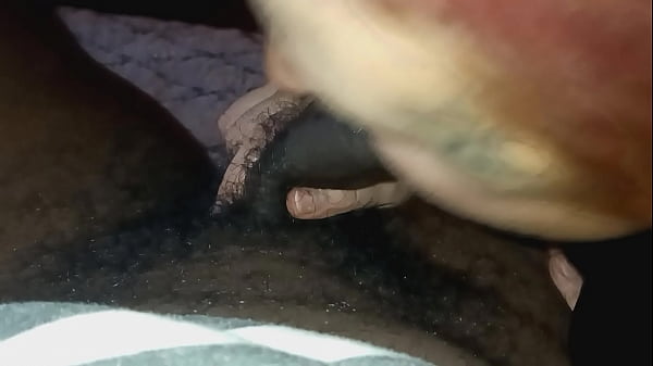Getting my Dick sucked sloppy on her Couch