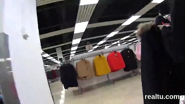 Enchanting czech kitten is tempted in the supermarket and pounded in pov