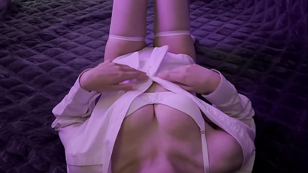 I gently masturbate my clitoris and fuck my pussy..