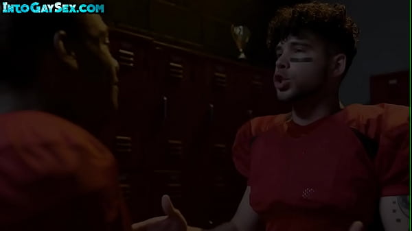 IR sportive stud bareback banged in locker room by BBC
