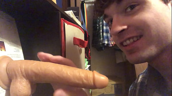 Slutty Twink Niko Springs Talks Dirty and Sucks on Dildo