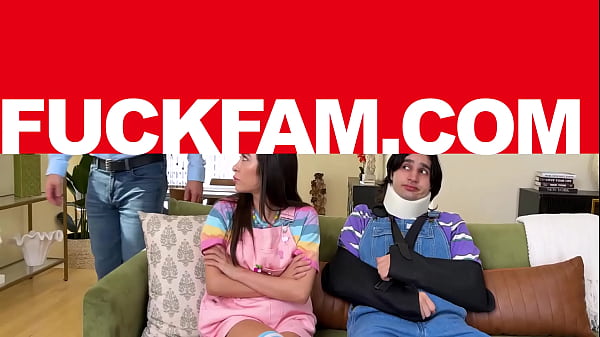 Stepdad Donnie Teaches Amber to Stroke Their Cocks Hard!