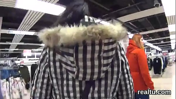 Charming czech kitten gets seduced in the mall and penetrated in pov