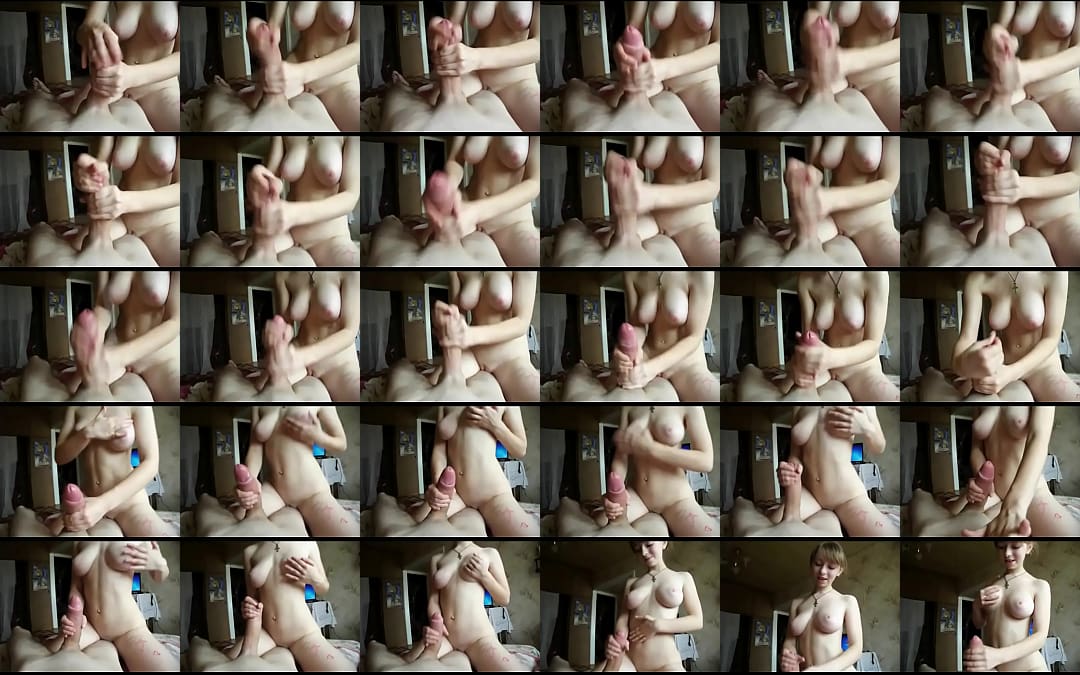 Piercing hiddencam stepsister handjob