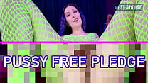 PUSSY FREE PLEDGE - Preview - Interactive Humiliation Contract by Miss Faith Rae with Pussy Denial and Pixel Fetish - HD 1080p MP4
