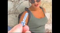 karen lancaume as lara croft's Thumb