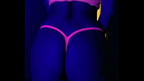 Black Light Neon Bikini Show