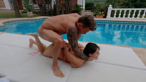 Hardcore Pool Fuck In Spain