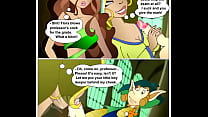 Layla find out how Flora gets her high exam marks (Winx Flash Comics)