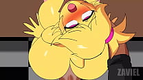 Chiku gets her belly full of cum