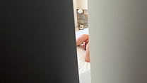 Peeping how my Hot Roommate masturbates, she lets me to CREAMPIE her POV