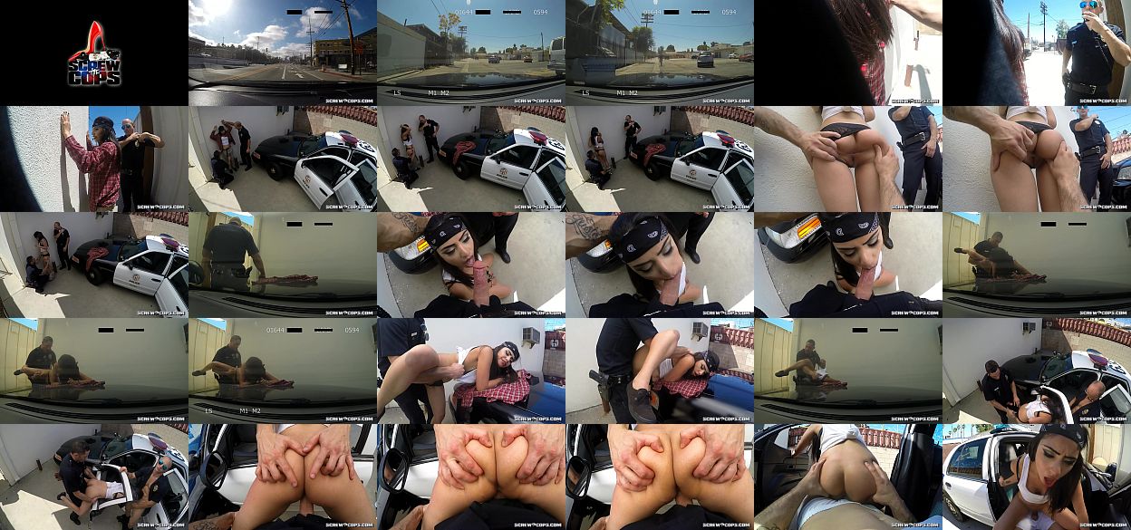 Teenage Latina Cop Eliza Ibarra Gets Fucked By A Bunch Of Black Men