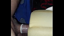 I fuck the mattress with a condom and ejaculate...