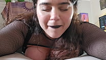 Latina GOTH fucks CUCK BF with his BEST FRIENDS...