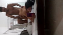 cheating on my cuckold with his friend in a motel and fucking without condom to get my pussy fulfilled of cum