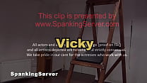 Vicky gets a whipping at prison 280525