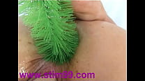 Toilet Brush Pussy Cleaner Brush Anal Extreme Masturbation 87 Sec