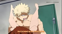 Screenshot boku no hero ac ademia Uraraka and Bakugo done and Bakugo done