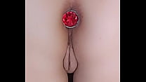 Hummmm tu aime mon petit bijoux dans mon cul