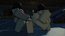Roblox Futa Fotze wird von lesbischer Schlampe hart gefickt!