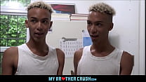 - Hot Skinny Black Twink Identical Twin Diego And Dante Threesome With Black Eric Ford In Kitchen 8 Min